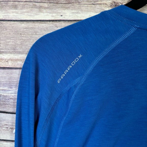 PARADOX Blue Merino Wool Blend Long Sleeve Top M - Picture 4 of 7